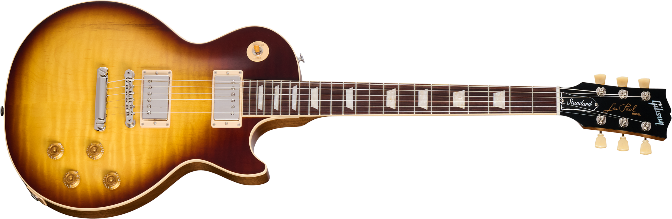 Gibson Les Paul Standard 50s Faded 2h Burstbucker Ht Rw - Vintage Tobacco Burst - Guitare Électrique Single Cut - Main picture