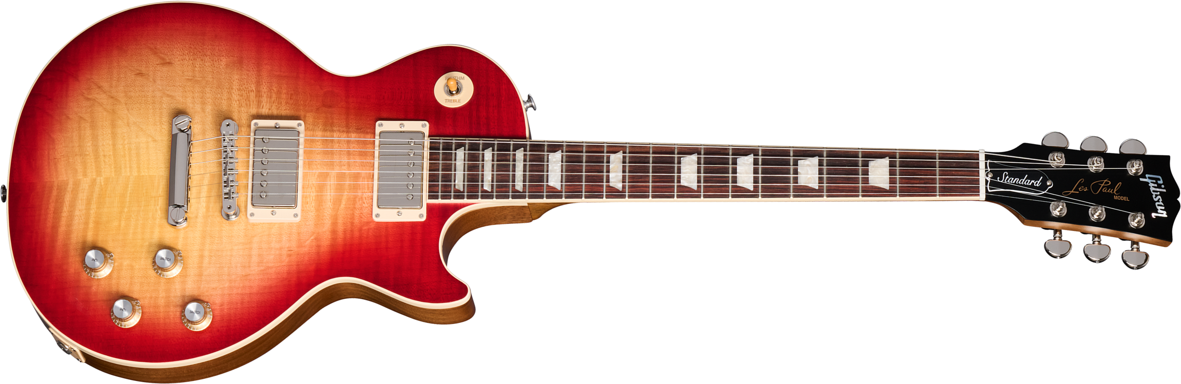 Gibson Les Paul Standard 60s Faded 2024 2h Ht Rw - Vintage Cherry Sunburst - Guitare Électrique Single Cut - Main picture