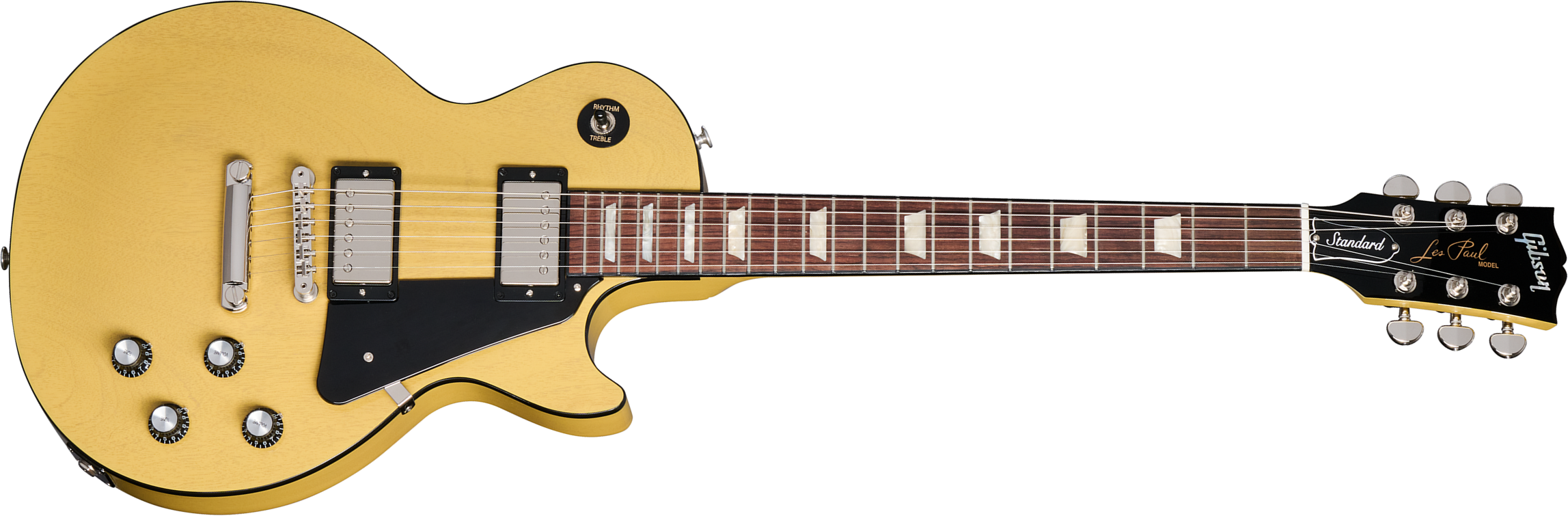 Gibson Les Paul Standard 60s Mahogany Top 2h Ht Rw - Tv Yellow - Guitare Électrique Single Cut - Main picture