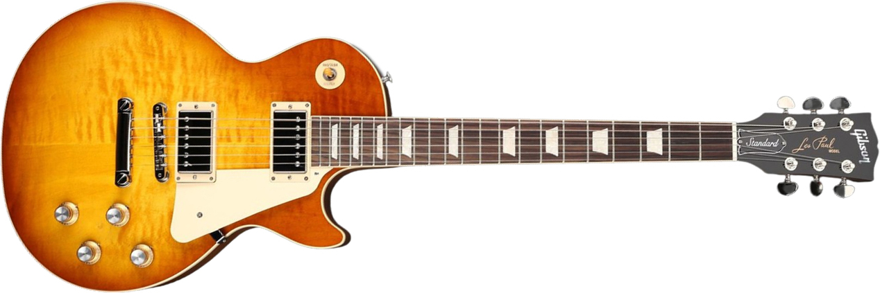 Gibson Les Paul Standard 60s Original 2h Ht Rw - Honey Lemon Burst - Guitare Électrique Single Cut - Main picture