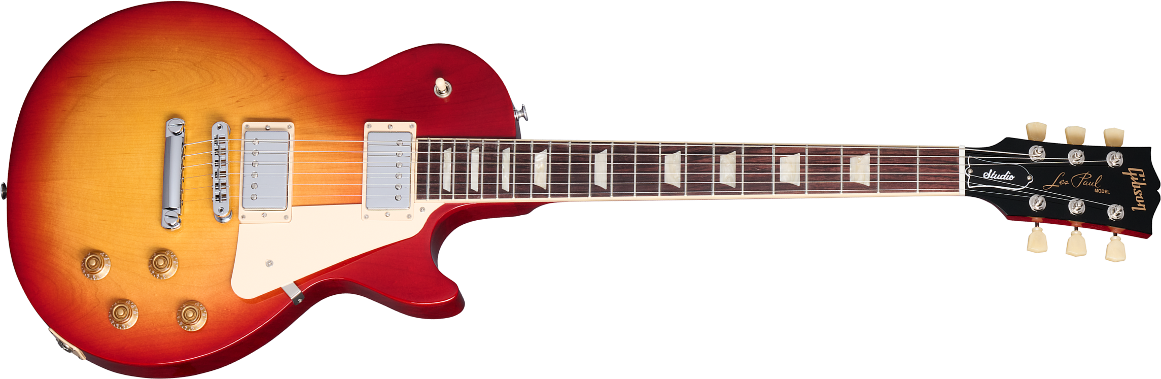 Gibson Les Paul Studio 2h Burstbucker Pro Ht Rw - Cherry Sunburst - Guitare Électrique Single Cut - Main picture