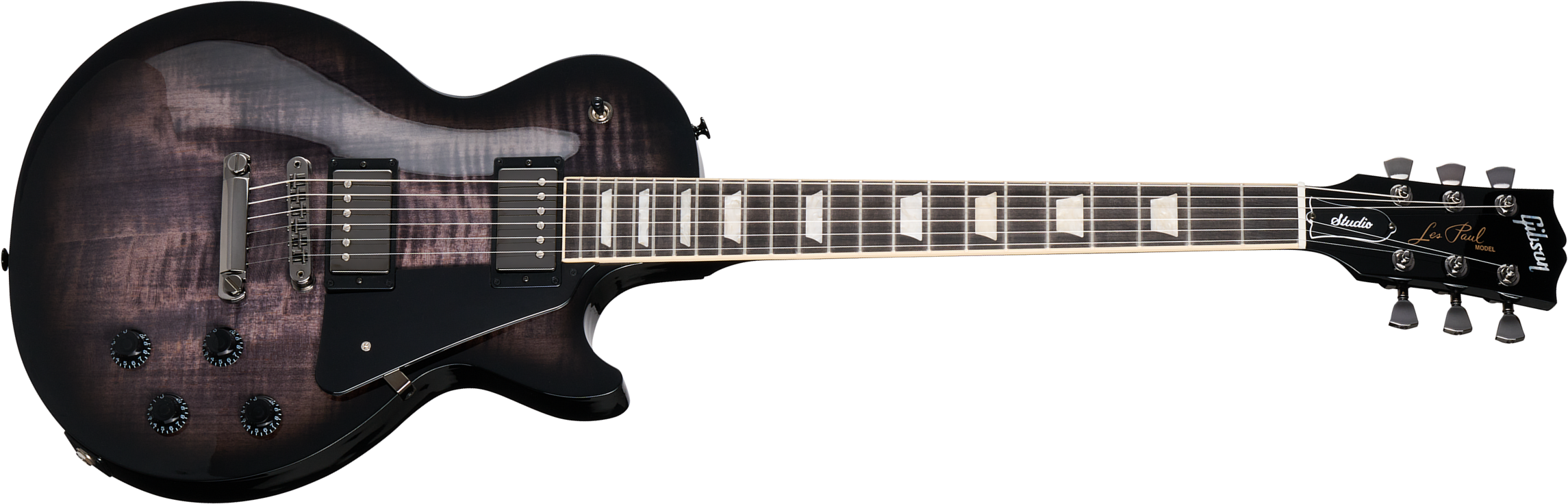 Gibson Les Paul Studio Session 2h Ht Eb - Translucent Ebony Burst - Guitare Électrique Single Cut - Main picture