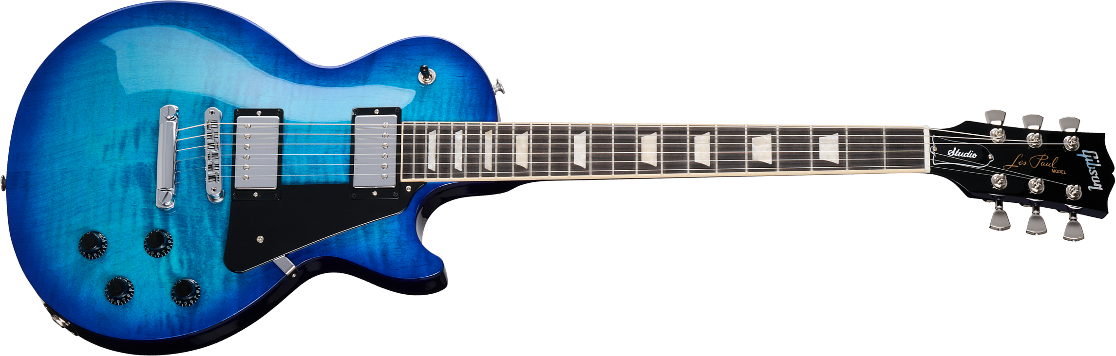 Gibson Les Paul Studio Session 2h Ht Eb - Cobalt Burst - Guitare Électrique Single Cut - Main picture