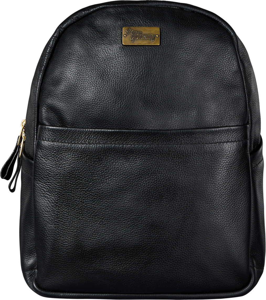 Gibson Lifton Leather Backpack Sac A Dos Cuir Black - Sac À Dos Publicitaire - Main picture