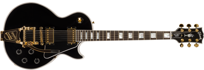 Gibson Custom Shop M2M Les Paul Custom Flowerpot Headstock #CS402776 - Ebony