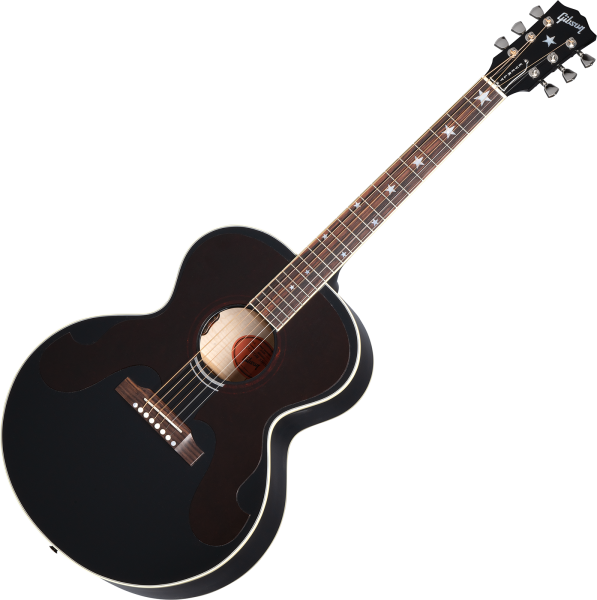 Gibson Custom Shop Gibson Everly Brothers J-180 - ebony Folk guitar