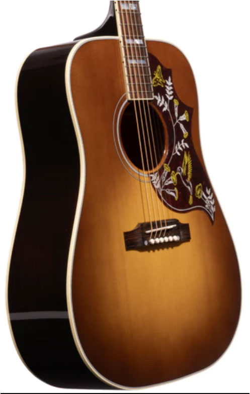 Gibson Custom Shop Hummingbird Standard Red Spruce Modern Dreadnought Epicea Acajou Rw - Honey Burst - Guitare Folk - Variation 2