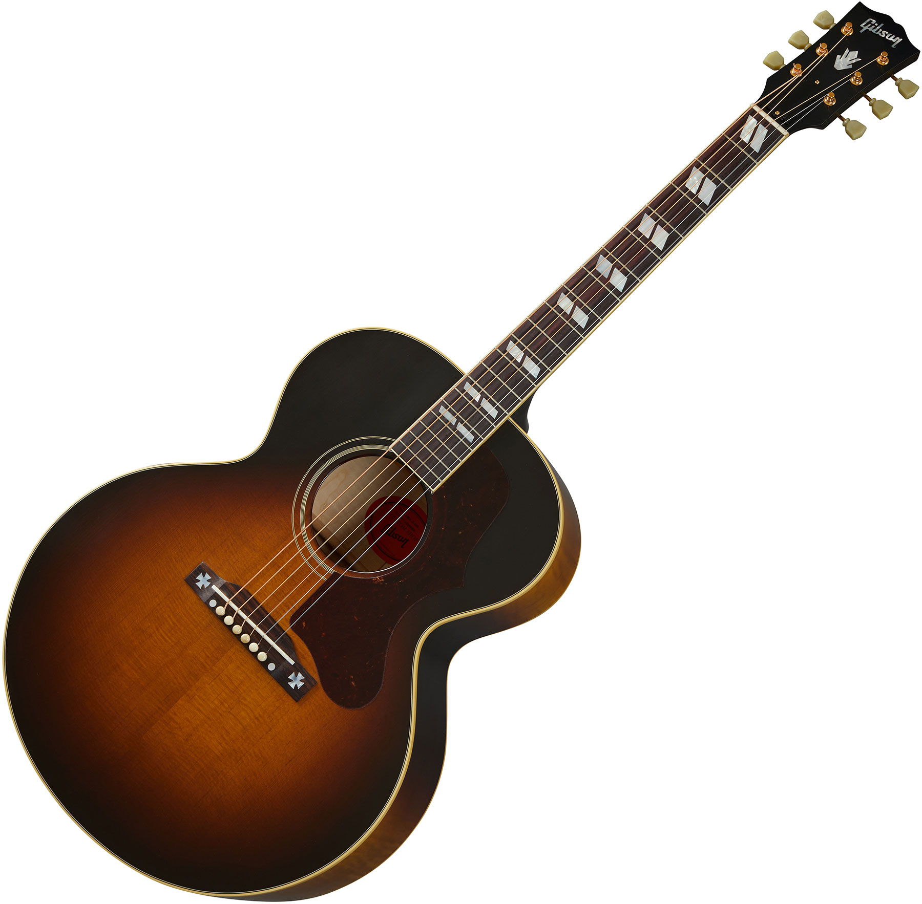 Gibson Custom Shop J185 1952 Historic Jumbo Epicea Erable Rw - Vos Vintage Sunburst - Guitare Folk - Main picture