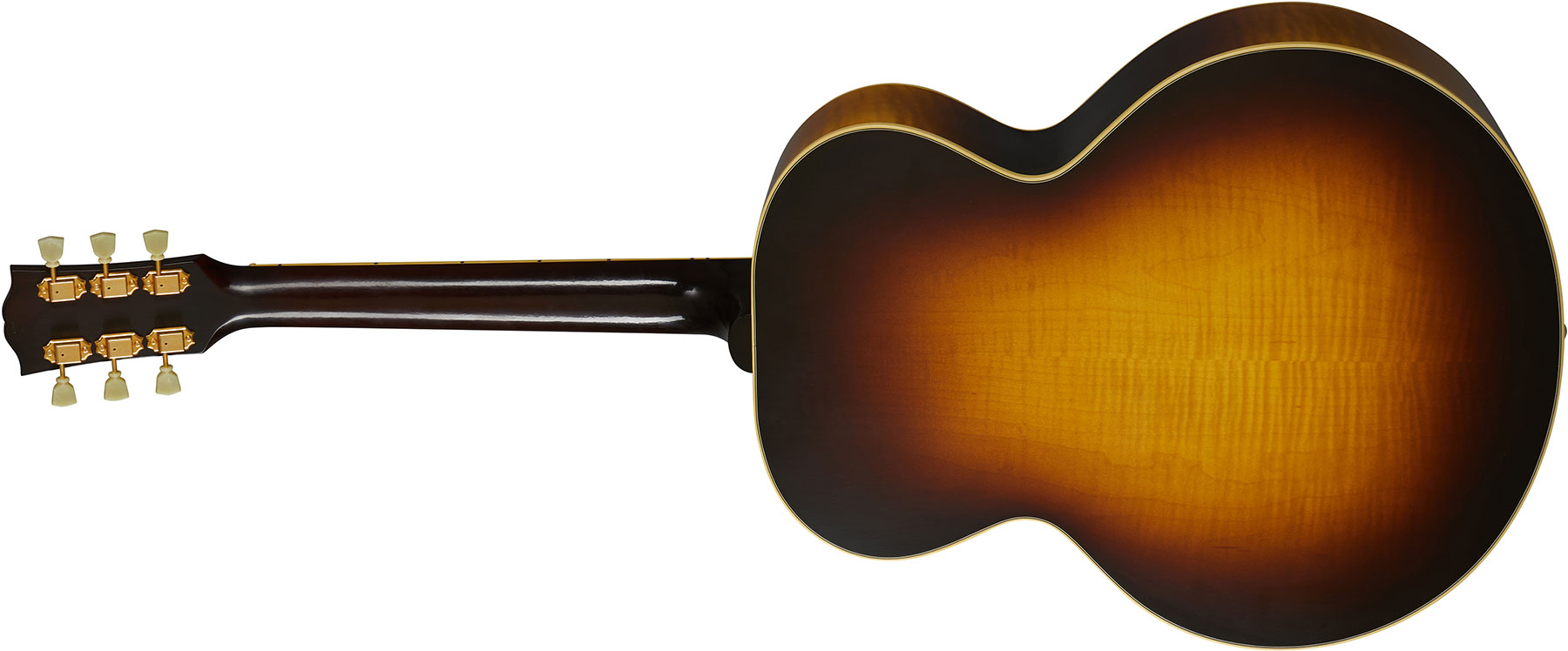 Gibson Custom Shop J185 1952 Historic Jumbo Epicea Erable Rw - Vos Vintage Sunburst - Guitare Folk - Variation 1