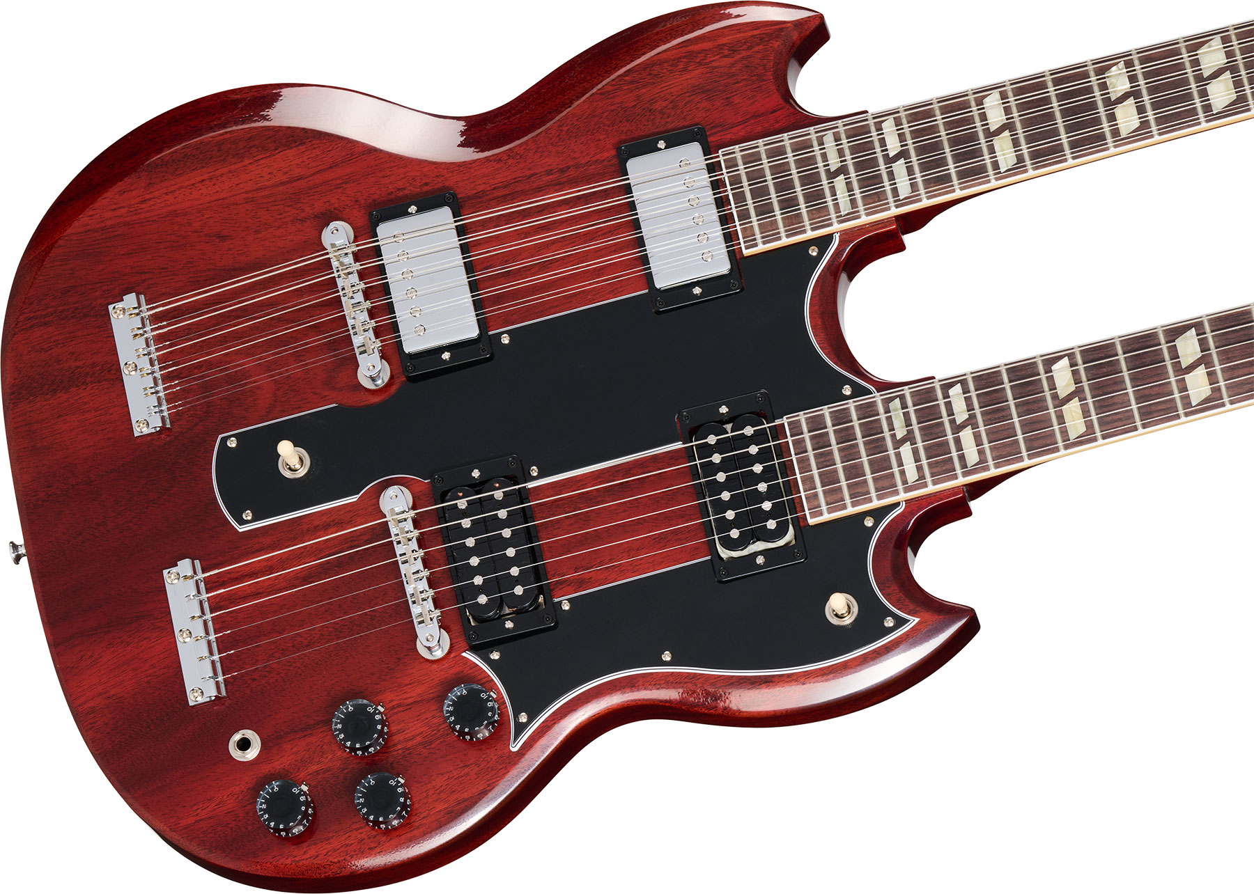 Gibson Custom Shop Jimmy Page Eds1275 Doubleneck 1969 Signature 2s Ht Rw - Vos '69 Cherry - Guitare Électrique Double Manche - Variation 3