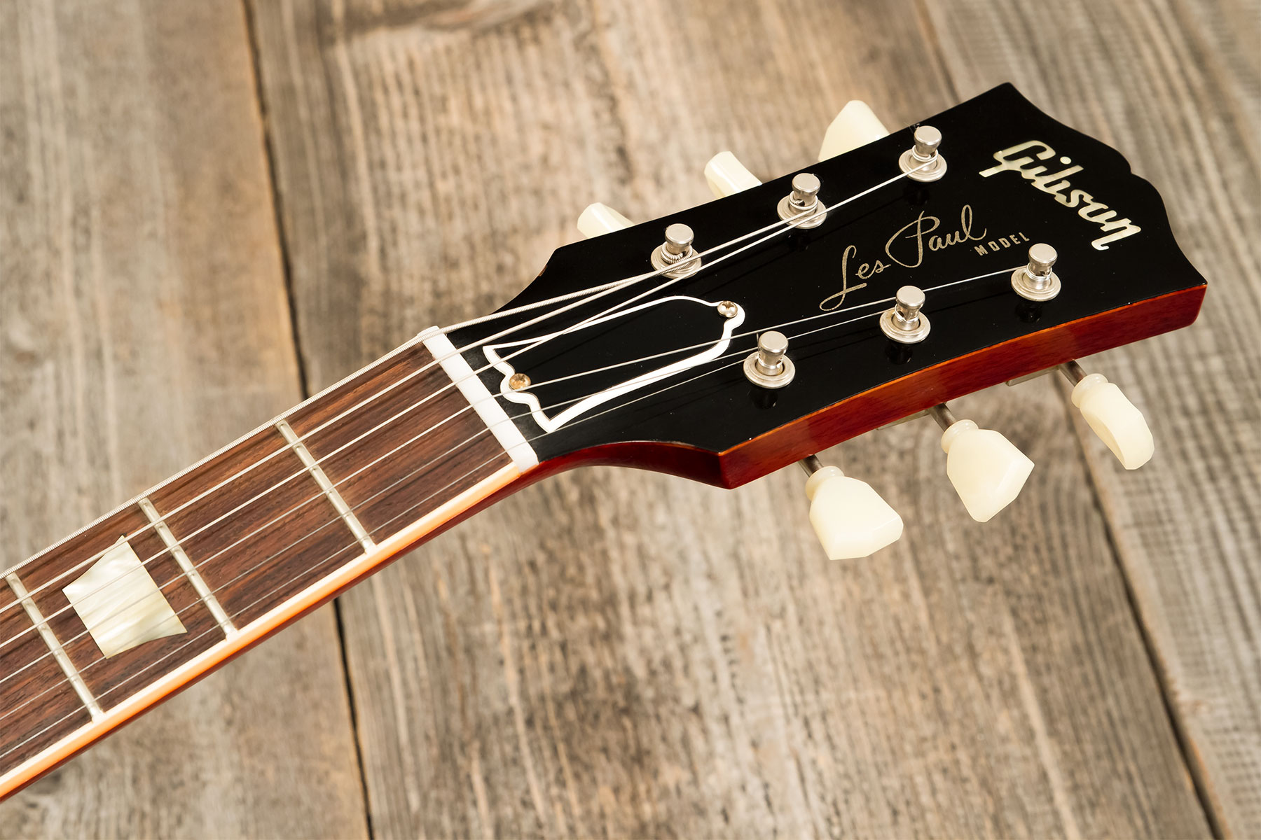 Gibson Custom Shop Les Paul Standard 1959 Reissue 2h Ht Rw #912456 - Vos Iced Tea Burst - Guitare Électrique Single Cut - Variation 11