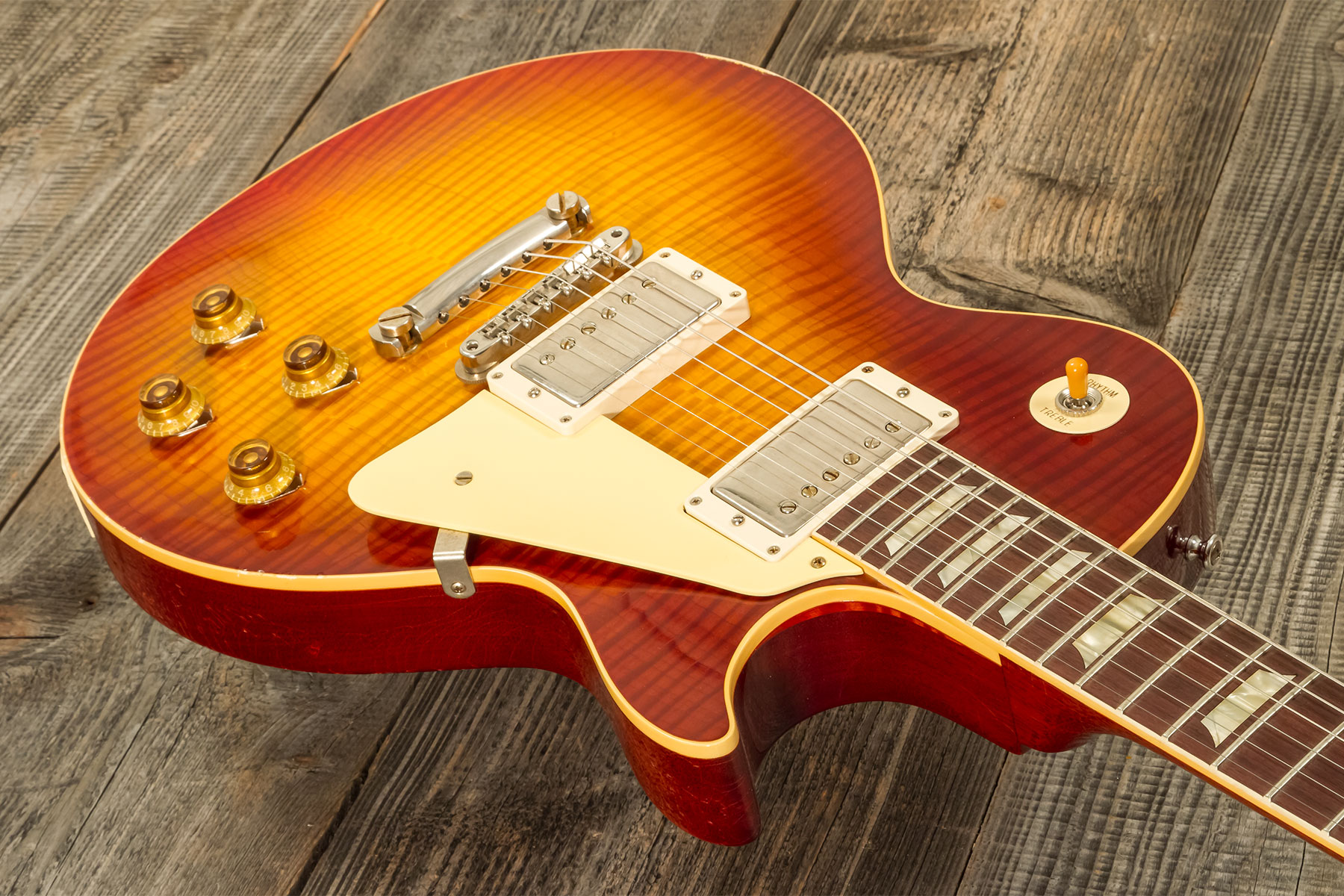 Gibson Custom Shop M2m Les Paul Standard 1959 2h Ht Rw #932609 - Murphy Lab Light Aged Royal Tea Burst - Guitare Électrique Single Cut - Variation 2