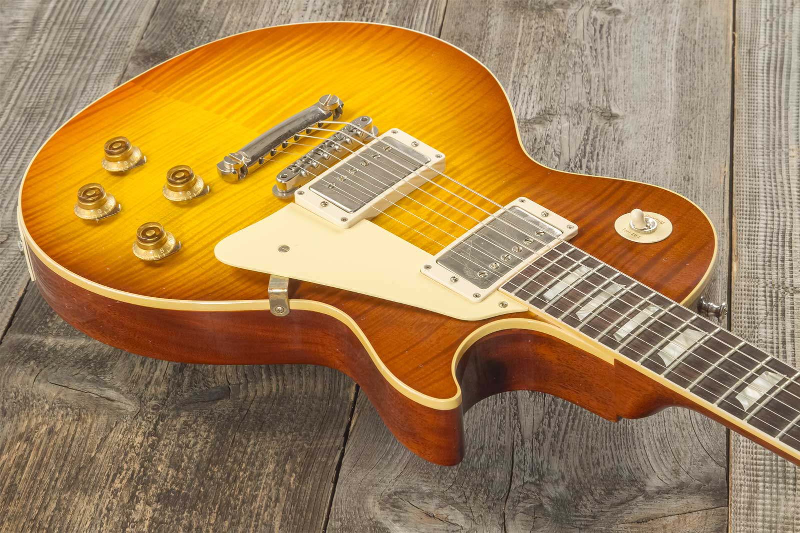 Gibson Custom Shop M2m Les Paul Standard 1959 2h Ht Rw #94898 - Murphy Lab Light Aged Royal Tea Burst - Guitare Électrique Single Cut - Variation 2