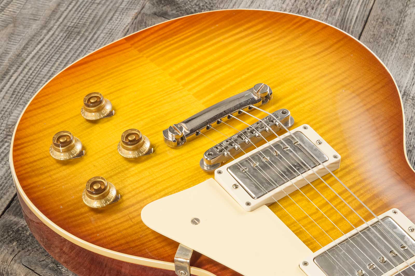 Gibson Custom Shop M2m Les Paul Standard 1959 2h Ht Rw #94898 - Murphy Lab Light Aged Royal Tea Burst - Guitare Électrique Single Cut - Variation 3