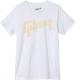 Distressed Gibson Tee Small - White