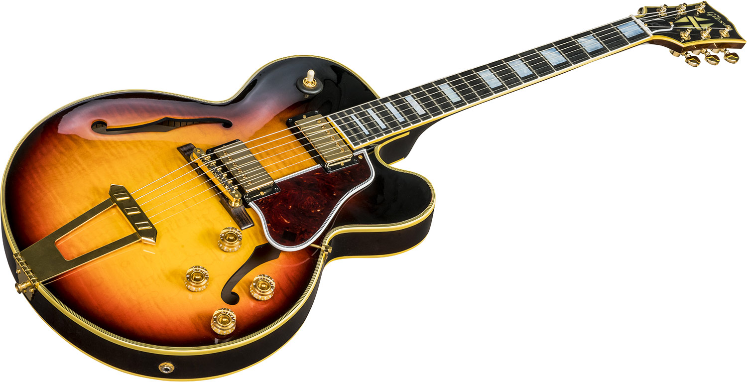 Guitare électrique 3/4 caisse & jazz Gibson ES-275 Custom - sunset