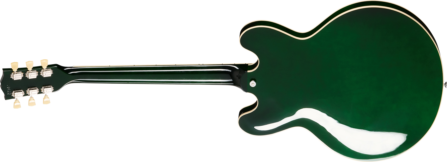 Gibson Es-335 Original Custom Color 2h Ht Rw - Spearmint - Guitare Électrique 1/2 Caisse - Variation 1