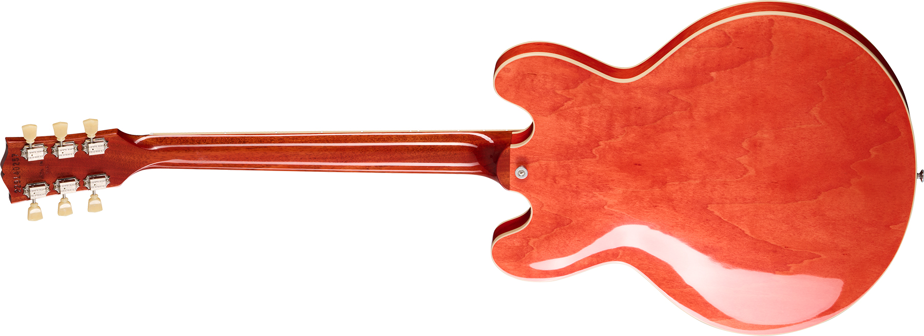 Gibson Es-335 Original Custom Color 2h Ht Rw - Watermelon - Guitare Électrique 1/2 Caisse - Variation 1