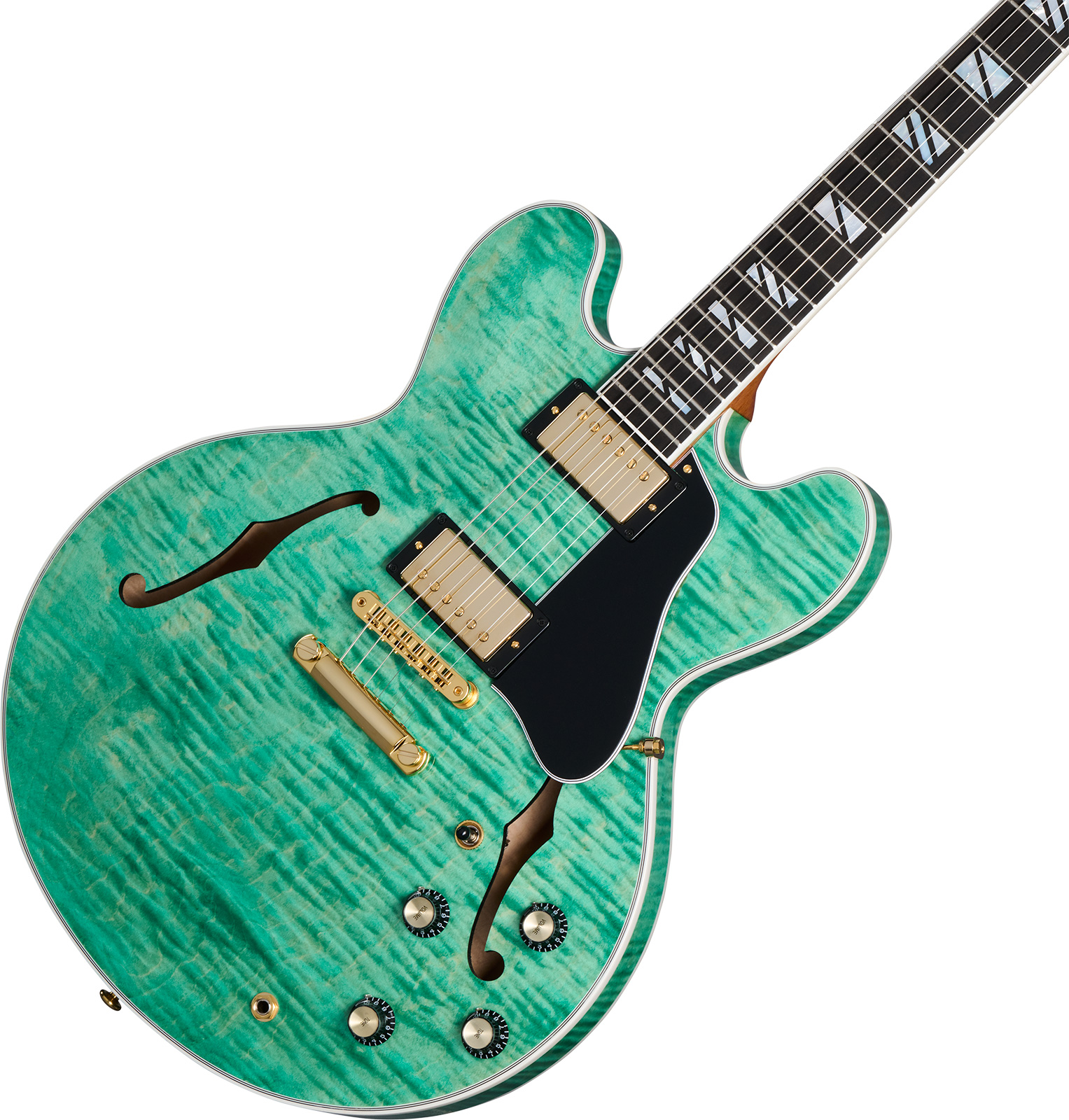 Gibson Es Supreme 2h Ht Eb - Seafoam Green - Guitare Électrique 1/2 Caisse - Variation 3