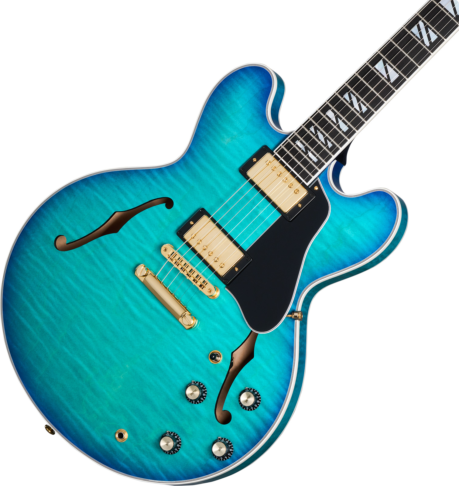 Gibson Es Supreme 2h Ht Eb - Blueberry Burst - Guitare Électrique 1/2 Caisse - Variation 3