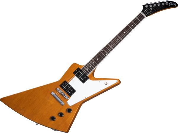 Gibson 70s Explorer - antique natural Retro rock electric guitar