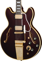 Guitare électrique 1/2 caisse Gibson Custom Shop B.B. King Rumble in the Jungle 1974 ES-355 - Murphy lab light aged walnut