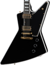 Guitare électrique métal Gibson Custom Shop Explorer Custom - Ebony