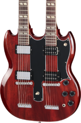 Guitare électrique double manche Gibson Custom Shop Jimmy Page EDS-1275 Doubleneck - Vos '69 cherry