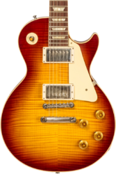 Guitare électrique single cut Gibson Custom Shop 1959 Les Paul Standard Reissue #912456 - VOS Iced Tea Burst