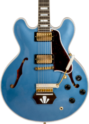 Guitare électrique 3/4 caisse & jazz Gibson Custom Shop M2M ES-355 #A940193 - VOS Pelham Blue