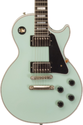 Guitare électrique single cut Gibson Custom Shop M2M Les Paul Custom #CS501799 - Murphy lab aged kerry green