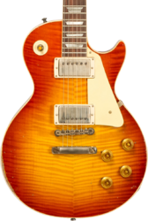 Guitare électrique single cut Gibson Custom Shop M2M 1959 Les Paul Standard Reissue #942136 - Murphy lab heavy aged sunrise tea burst