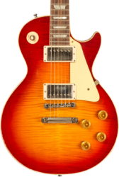 Guitare électrique single cut Gibson Custom Shop M2M 1959 Les Paul Standard Reissue #94394 - Murphy Lab Light Aged Factory Burst