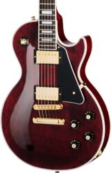 Guitare électrique single cut Gibson Les Paul Custom 70s - Wine red