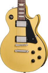 Guitare électrique single cut Gibson Les Paul Standard 50s Mahogany Top - tv yellow