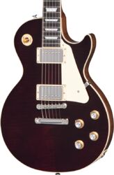 Guitare électrique single cut Gibson Les Paul Standard 60s Figured - Translucent Oxblood