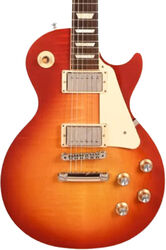 Guitare électrique single cut Gibson Les Paul Standard 60s Figured - Tomato soup burst