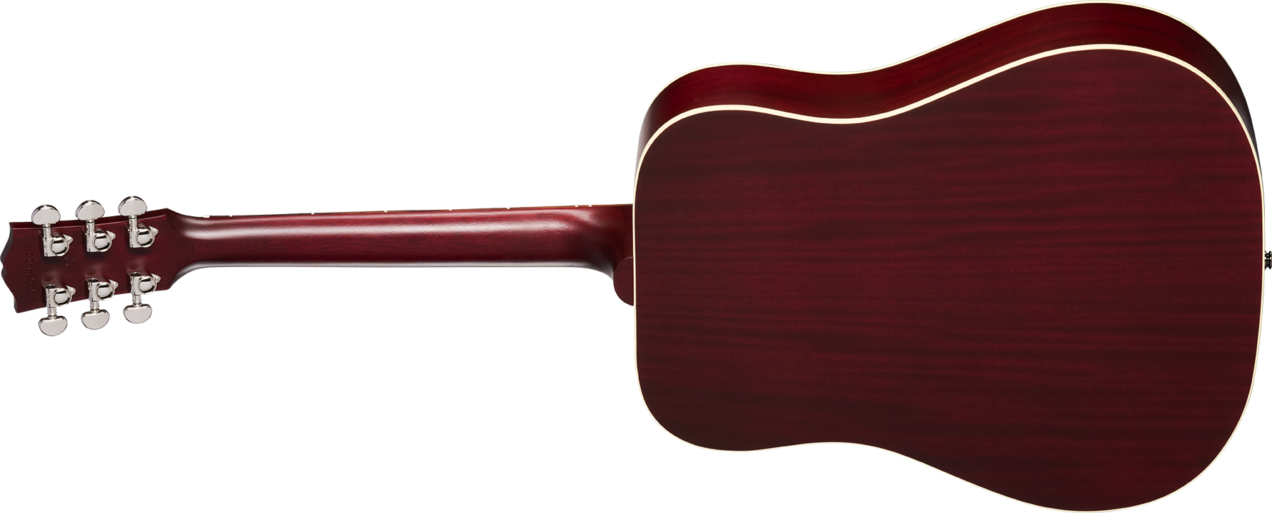 Gibson Hummingbird Special Modern Dreadnought Cbd Epicea Acajou Rw - Satin Wine Red - Guitare Folk - Variation 1