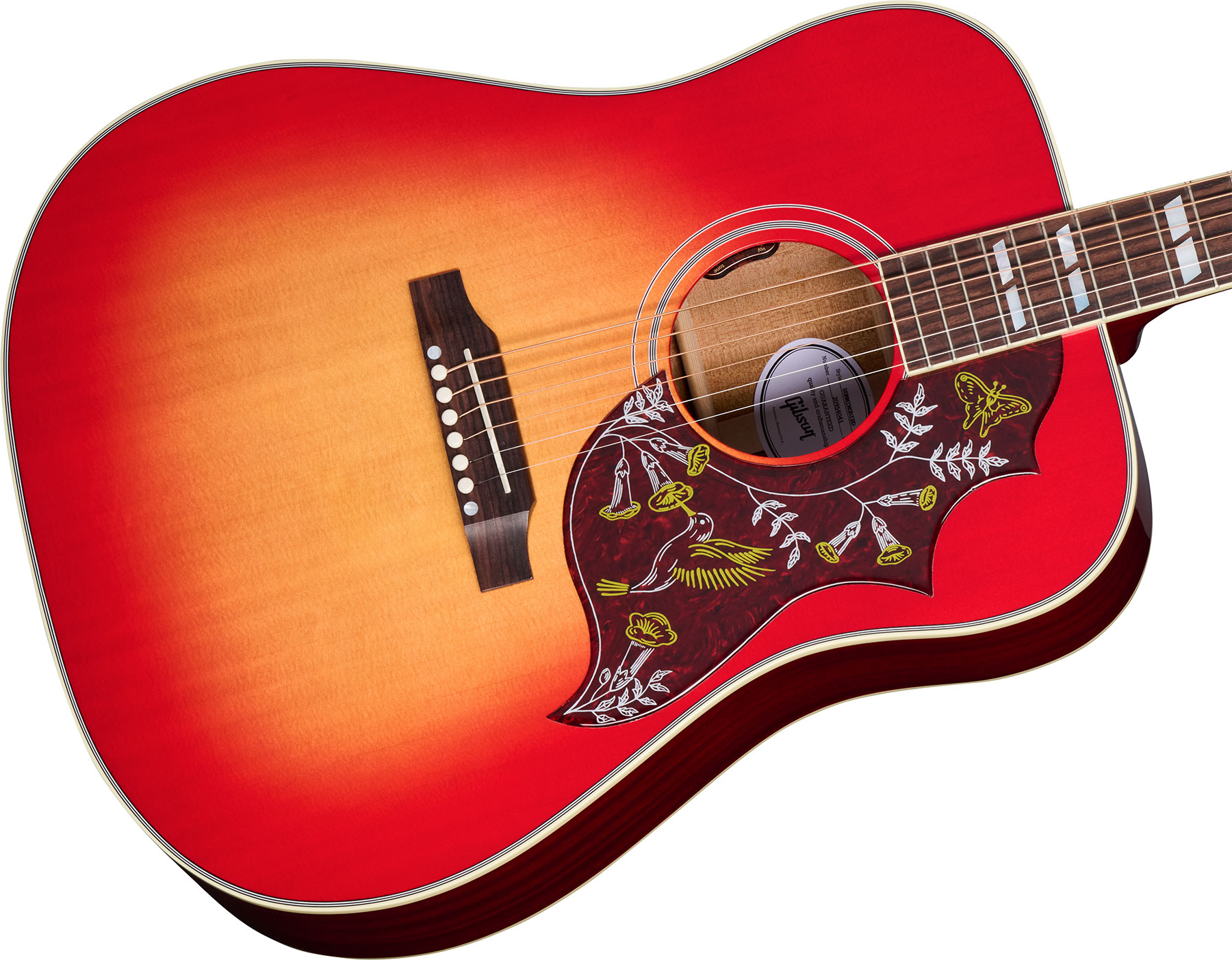 Gibson Hummingbird Standard Lh Modern Dreadnought Gaucher Epicea Acajou Rw - Vintage Cherry Sunburst - Guitare Folk - Variation 3