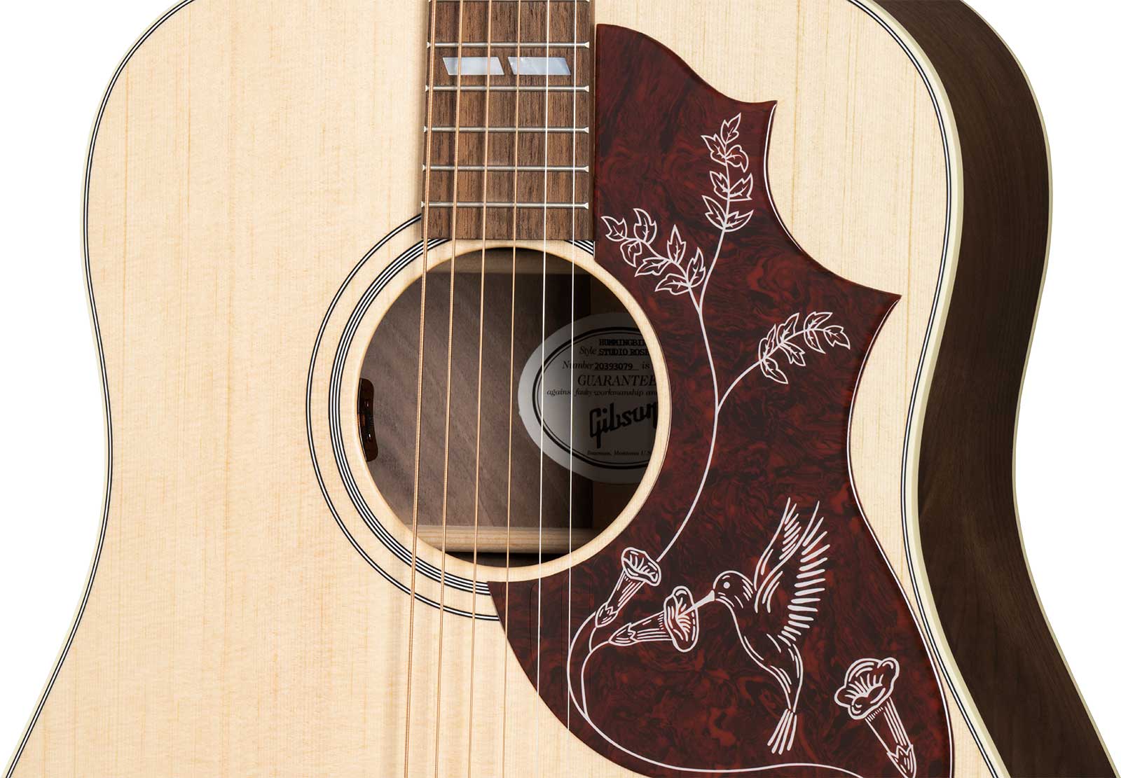 Gibson Hummingbird Studio Walnut Modern 2024 Dreadnought Epicea Noyer Noy - Satin Natural - Guitare Folk - Variation 3