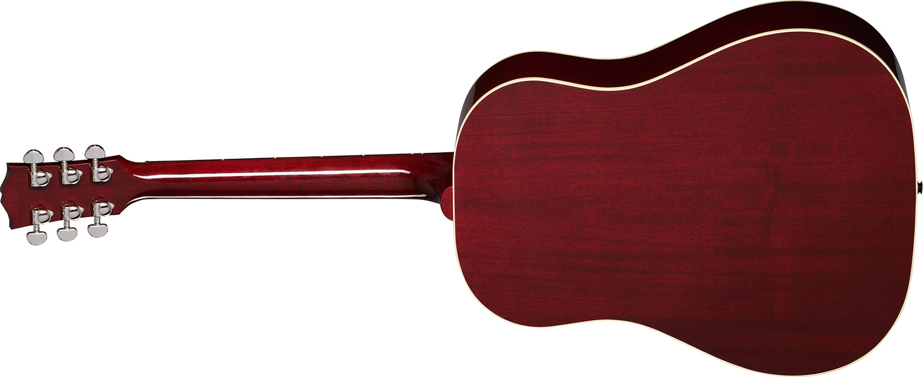 Gibson J-45 Special Dreadnought Epicea Acajou Rw - Satin Wine Red - Guitare Folk - Variation 1