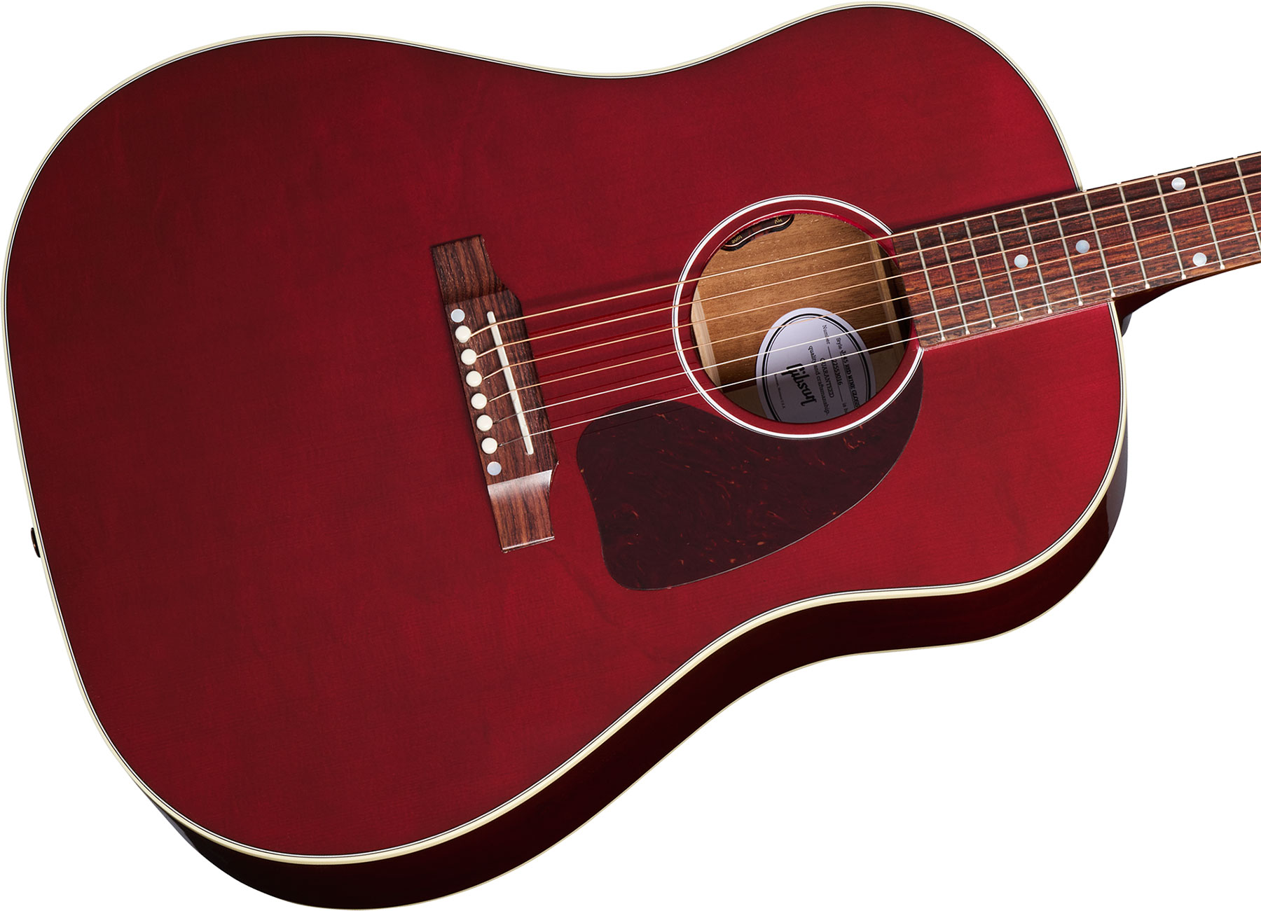 Gibson J-45 Standard Modern Dreadnought Epicea Acajou Rw - Wine Red - Guitare Folk - Variation 3