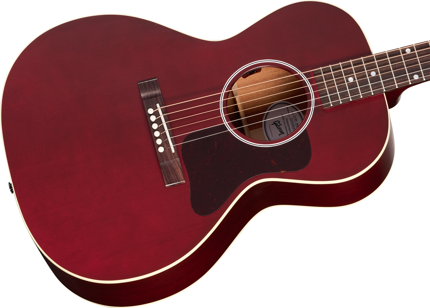 Gibson L-00 Special Modern Parlor Epicea Acajou Rw - Satin Wine Red - Guitare Folk - Variation 3