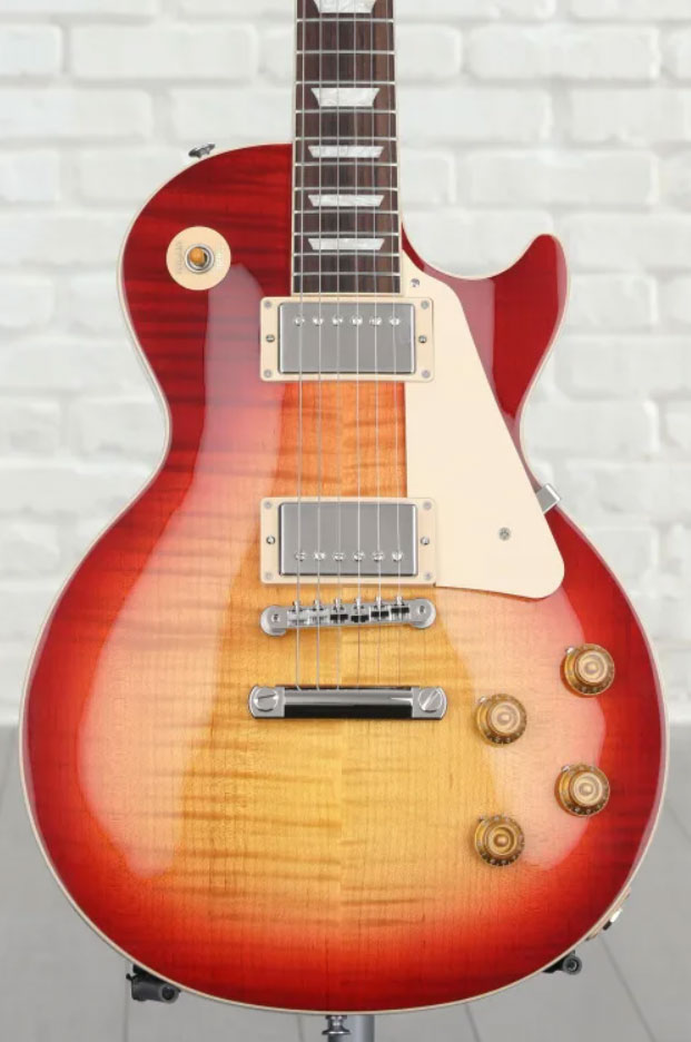 Gibson Les Paul Standard 50s Aaa Top 2h Ht Rw - Heritage Cherry Sunburst - Guitare Électrique Single Cut - Variation 2