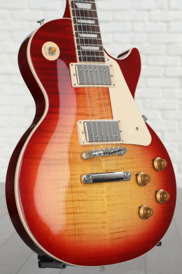 Gibson Les Paul Standard 50s Aaa Top 2h Ht Rw - Heritage Cherry Sunburst - Guitare Électrique Single Cut - Variation 3