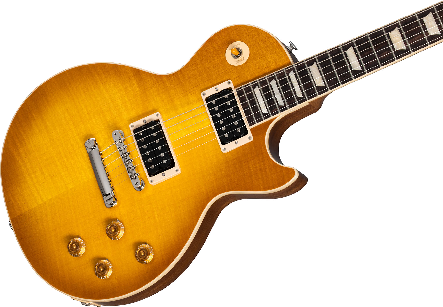 Gibson Les Paul Standard 50s Faded 2024 2h Ht Rw - Vintage Honey Burst - Guitare Électrique Single Cut - Variation 3