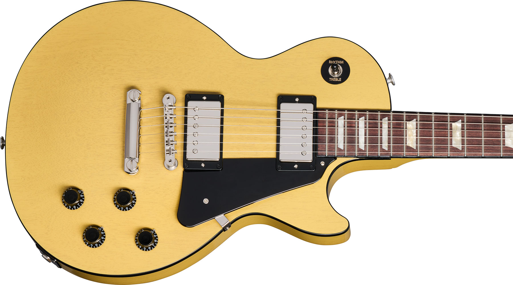 Gibson Les Paul Standard 50s Mahogany Top 2h Ht Rw - Tv Yellow - Guitare Électrique Single Cut - Variation 3