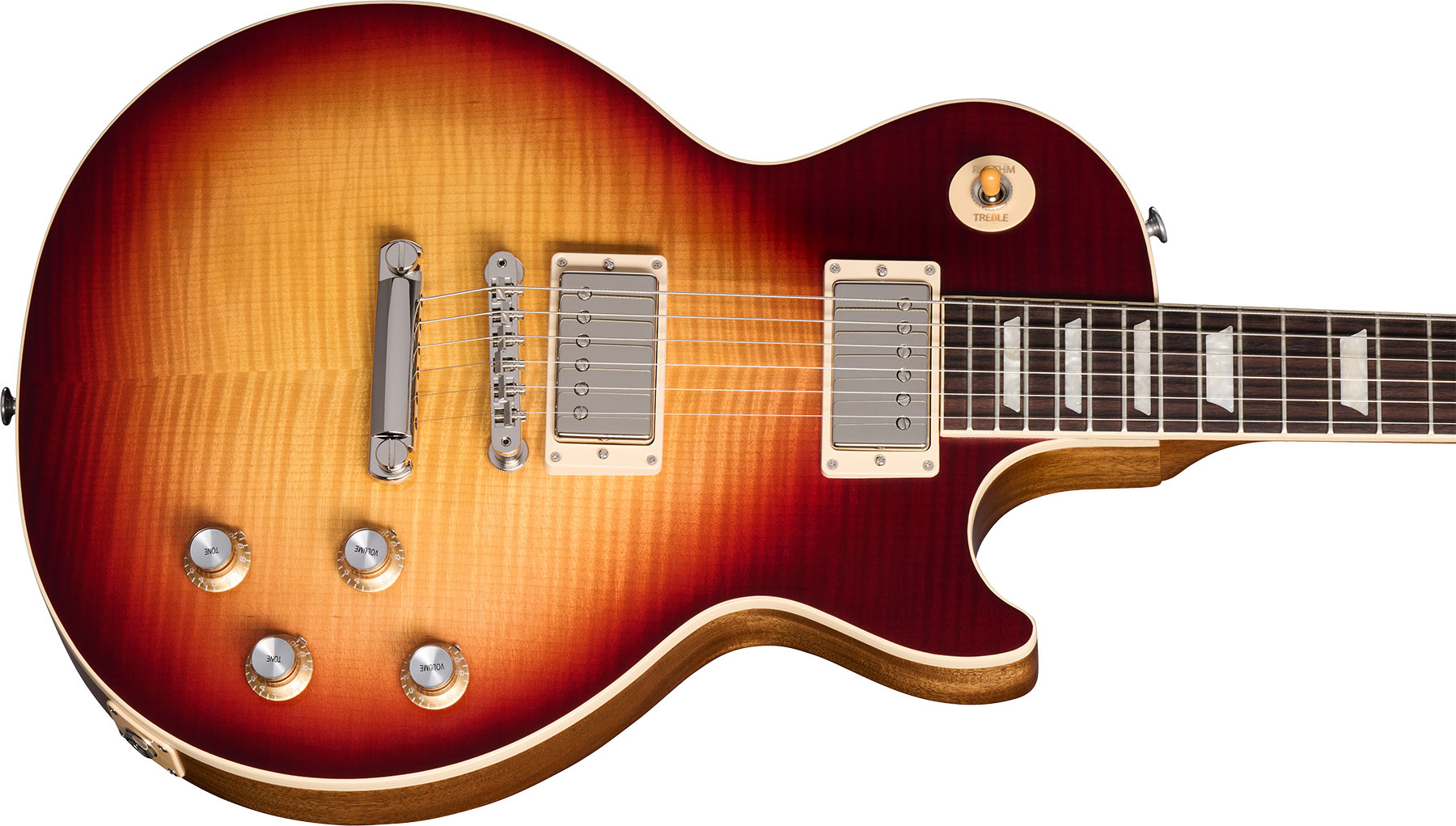 Gibson Les Paul Standard 60s Faded 2024 2h Ht Rw - Vintage Bourbon Burst - Guitare Électrique Single Cut - Variation 3