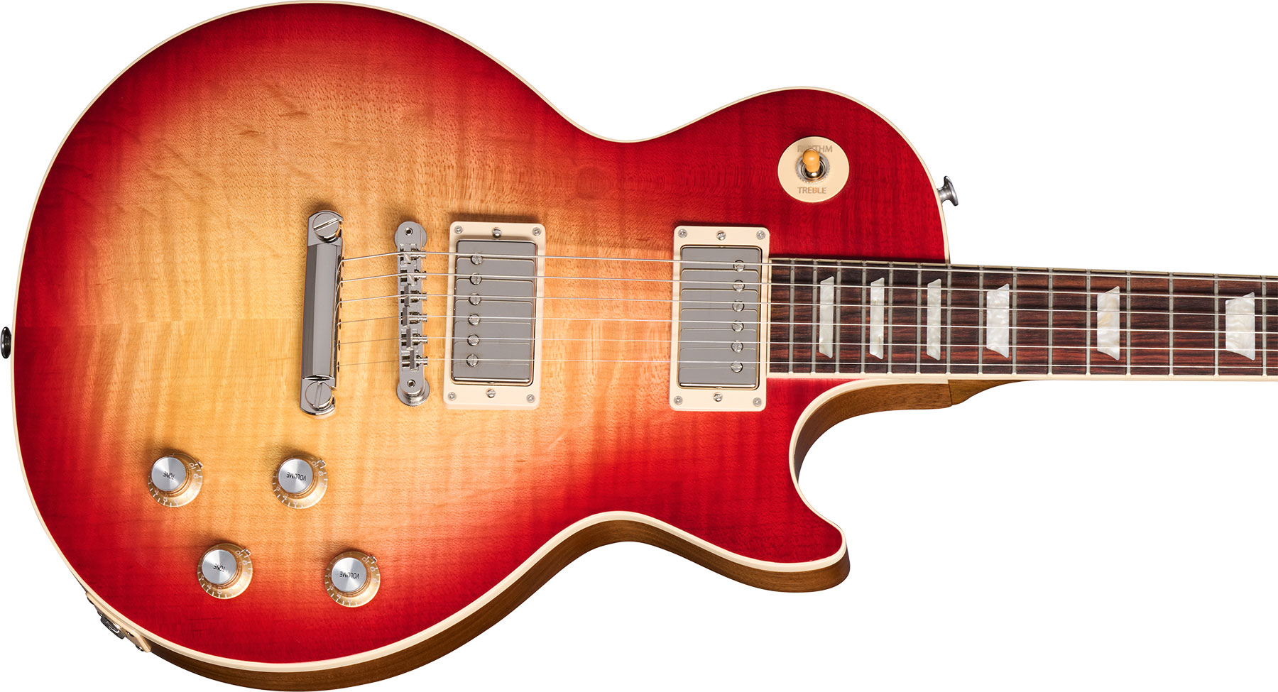 Gibson Les Paul Standard 60s Faded 2024 2h Ht Rw - Vintage Cherry Sunburst - Guitare Électrique Single Cut - Variation 3