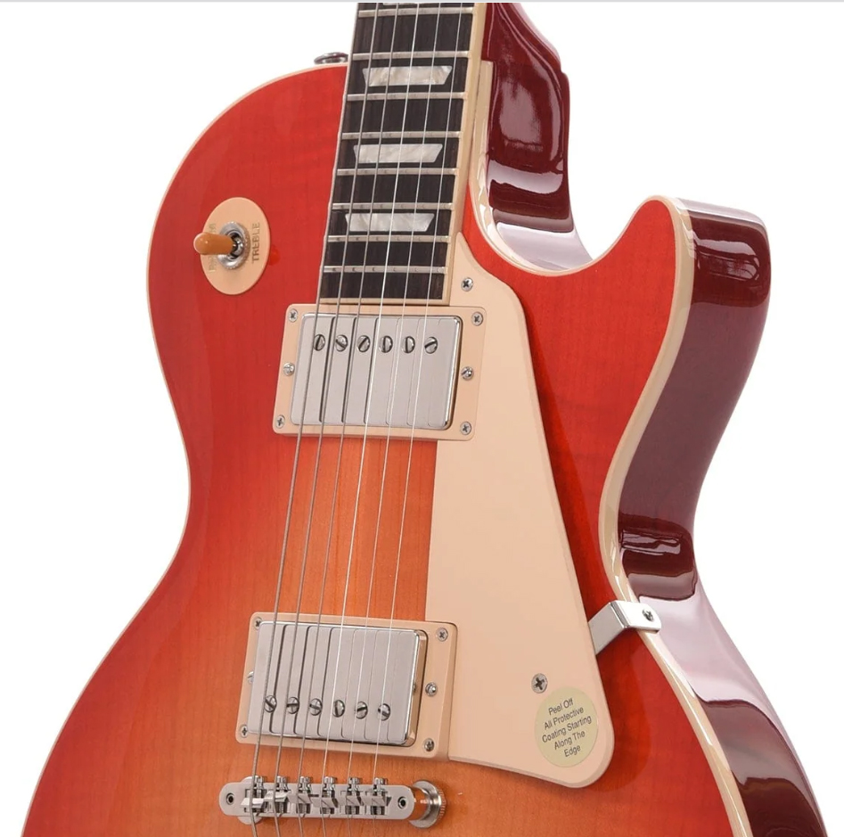 Gibson Les Paul Standard 60s Figured Original 2h Ht Rw - Tomato Soup Burst - Guitare Électrique Single Cut - Variation 2